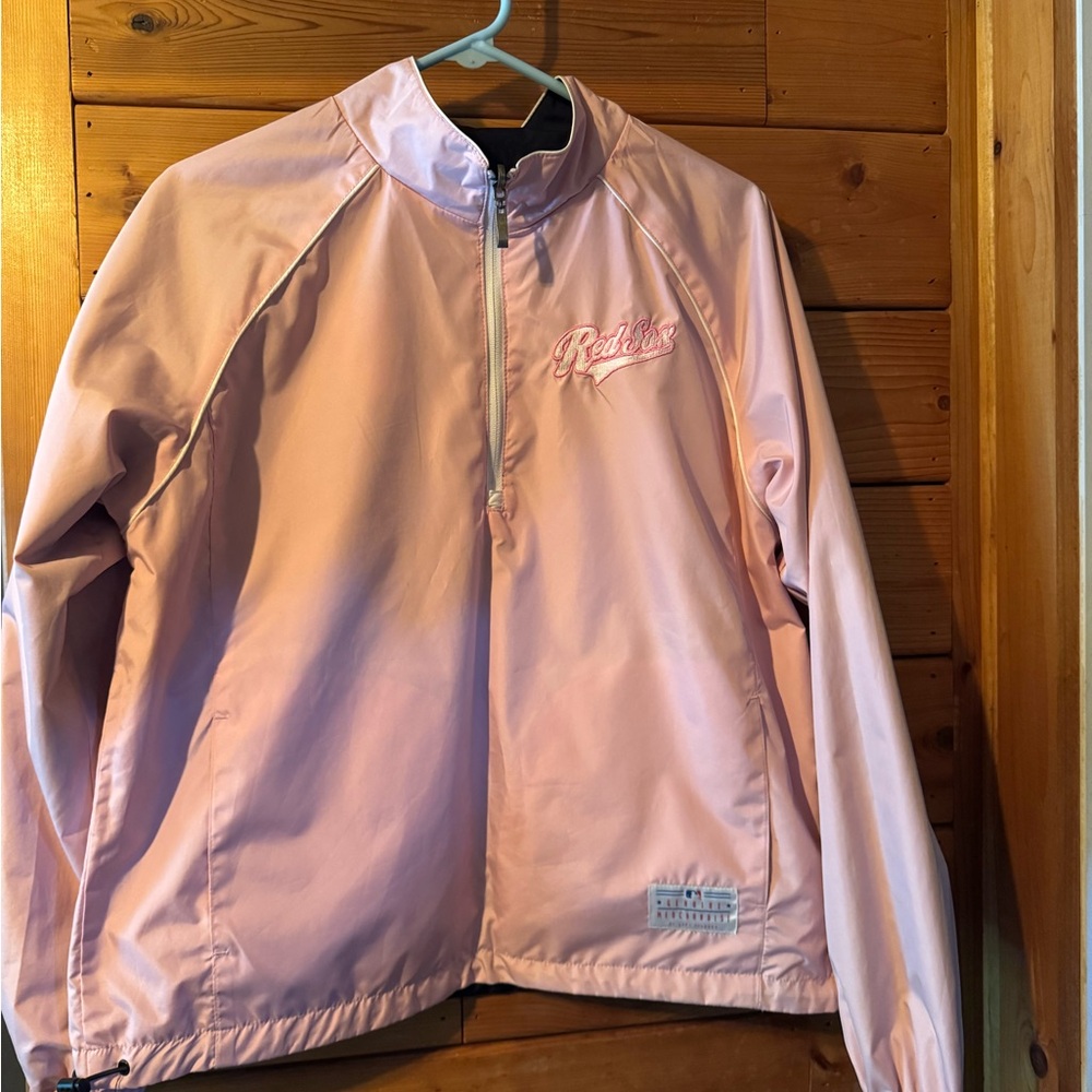 Women’s Redsox Reversable Windbreaker Jacket.
